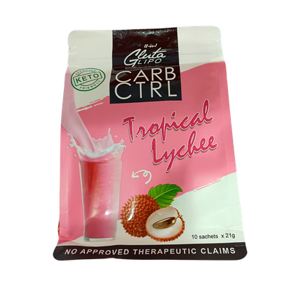Gluta Lipo Carb Ctrl Tropical Lychee 21gx10 Sachets