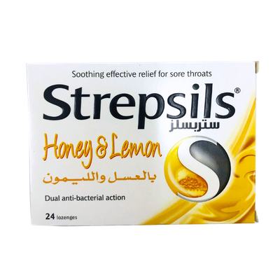 Strepsils Honey &amp; Lemon Dual Anti-bacterial Action 24pc