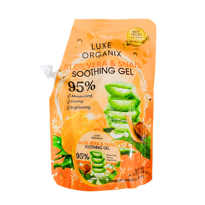 Luxe Organix Soothing Gel Aloe Vera &amp; Snail 100ml