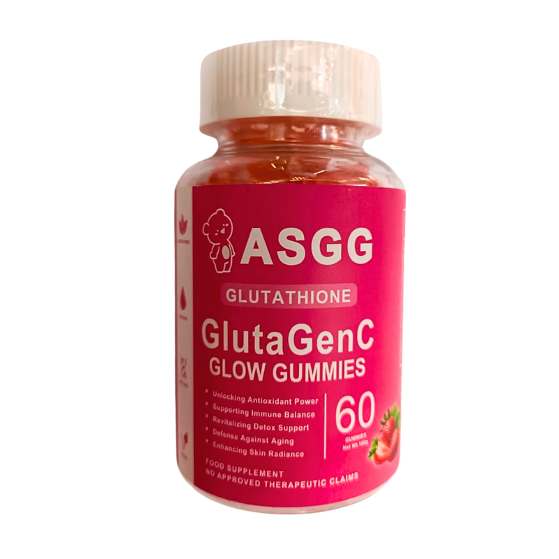 asg glutathione S-Acetyl L-Glutathione Supplement ASGG GlutagenC Glow Gummies 60pc