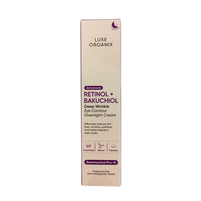 Luxe Organix Deep Wrinkle Eye Contour Overnight Cream 12g