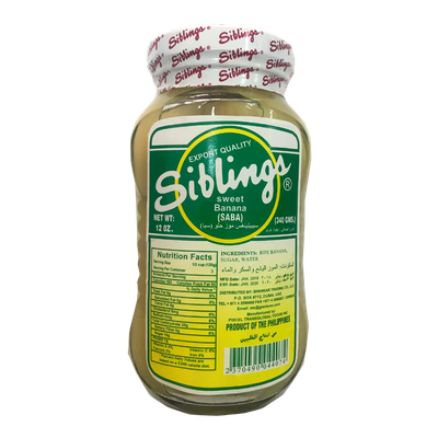 Siblings Sweet Banana Saba 340g