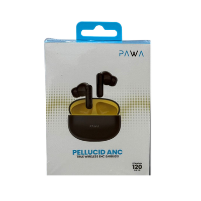 Pawa Pellucid Wireless Earphones (Bluetooth - Black)