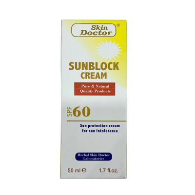 Skin Doctor Sunblock Cream SPF60 50ml