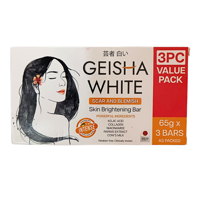 Geisha White Skin Brightening Bar 3x65g