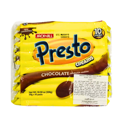 Jack n Jill Presto Creams Chocolate 300g