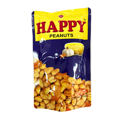 Happy Peanuts with Real Garlic Chips 100g