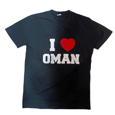 I love Oman Tshirt - Dark Blue