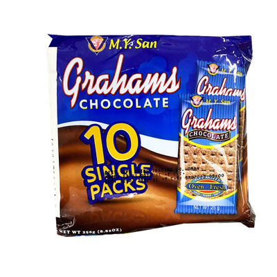 MY San Grahams Chocolate 10pack