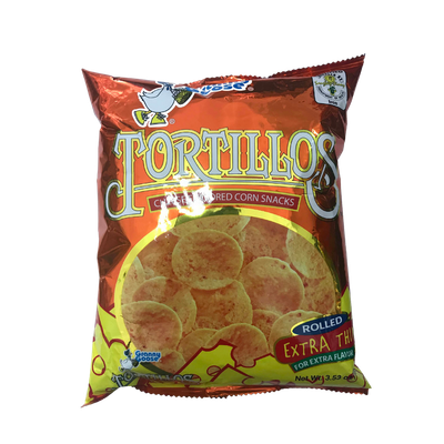 Granny Goose Tortillos Cheese Flavored Corn Snacks 100g