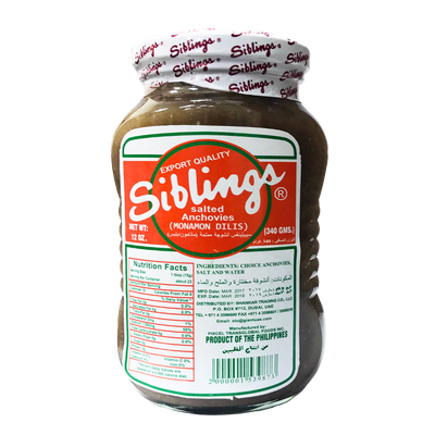 Siblings Salted Anchovies Monamon Dilis 340g
