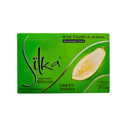 Silka Whitening Herbal Soap Green Papaya 135g