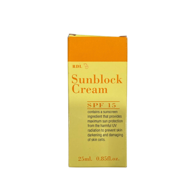 RDL Sunblock Cream SPF15 25ml