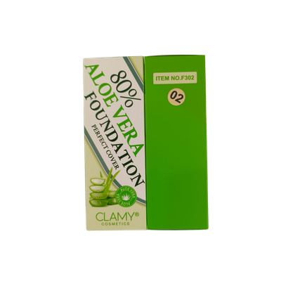 Clamy Cosmetics Aloe Vera Foundation 50g (02)