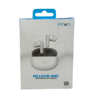 Pawa Pellucid Wireless Earphones (Bluetooth - White)