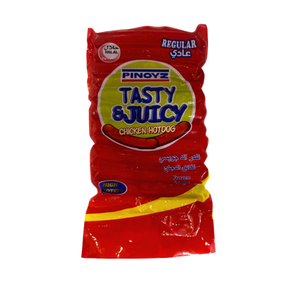 Pinoyz Tasty &amp; Juicy Chicken Hotdog (REGULAR) 500g