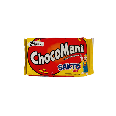 Choco Mani Peanut Choco Bars Sakto Size (24pc)