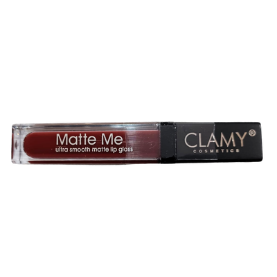 Clamy Cosmetics Matte Me Lip Gloss - Red Brown 44