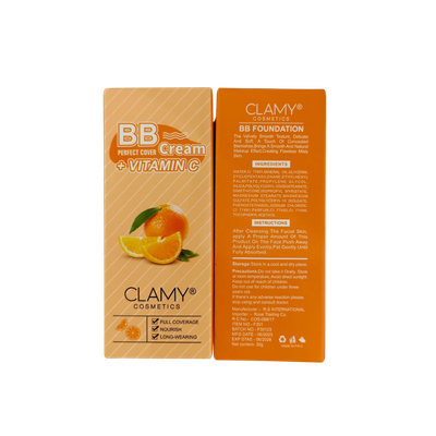 Clamy Cosmetics BB Cream + Vitamin C 30ml (02)