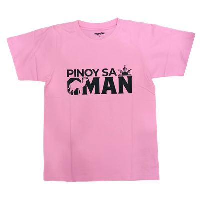 Pinoy Sa Oman Tshirt - Pink