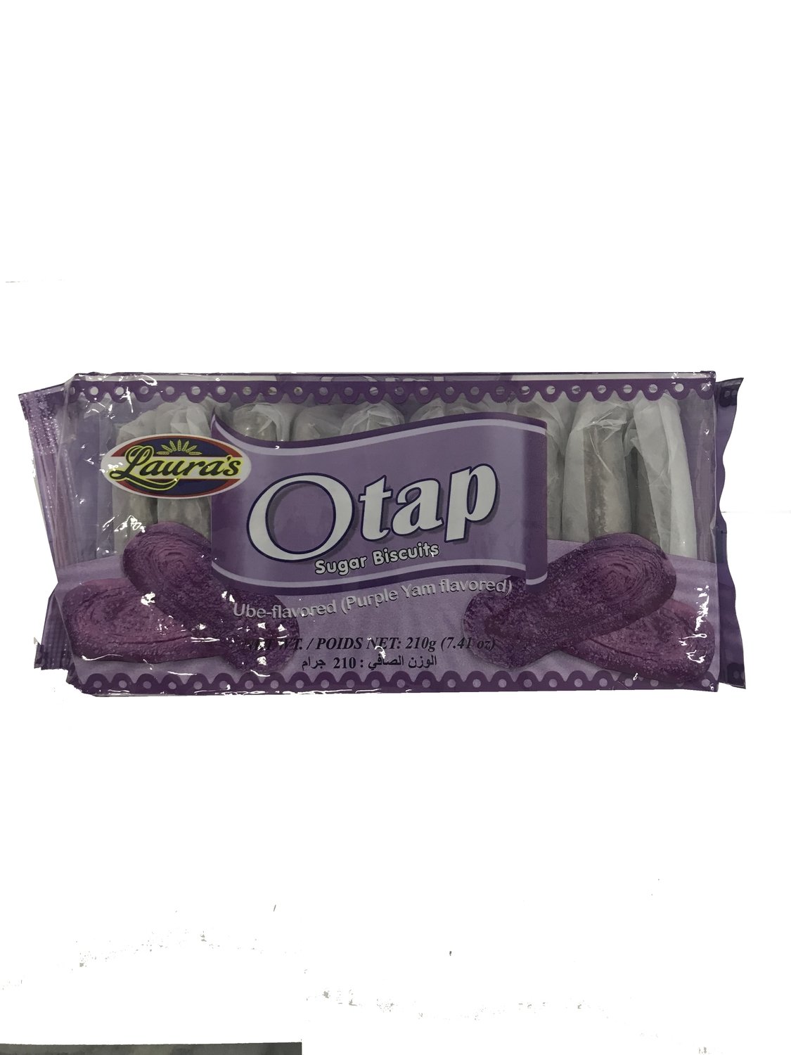 Laura's Otap Sugar Biscuits Ube Flavored 210g