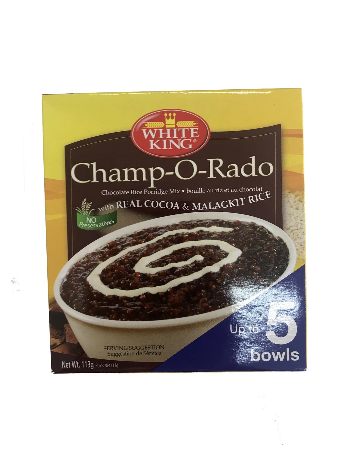 White King Champorado with Real Cocoa & Malagkit Rice 113g