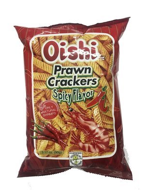 Oishi Prawn Crackers (Spicy) 90g