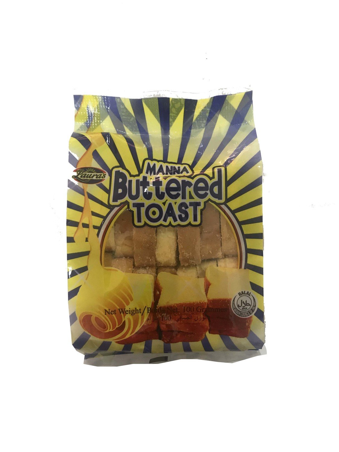 Laura's Manna Buttered Toast 100g