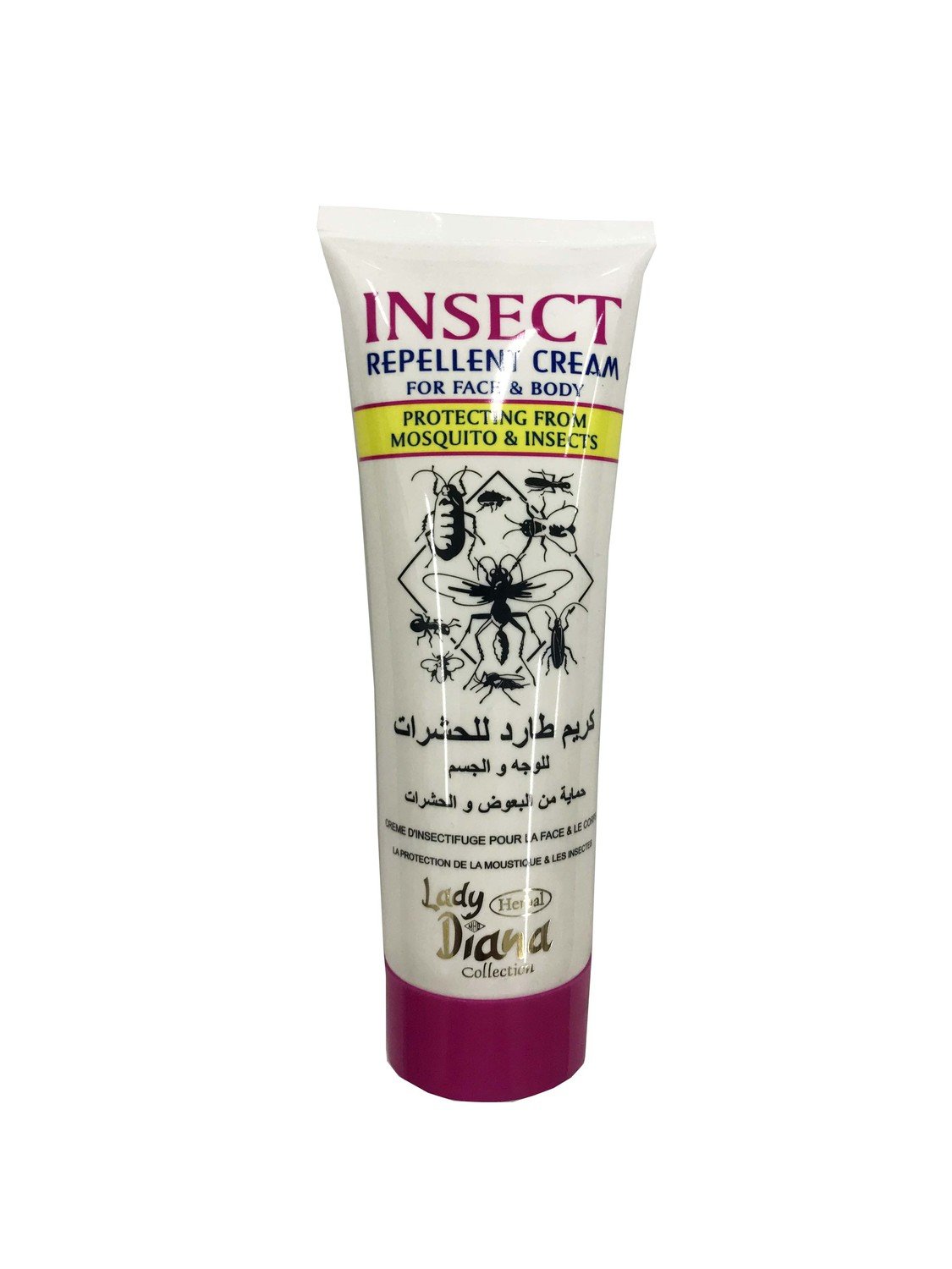 Lady Diana Insect Repellant Cream for Face & Body 100ml