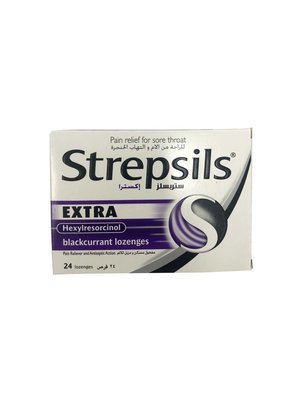 Strepsils Extra Hexylrecorcinol Blackcurrant