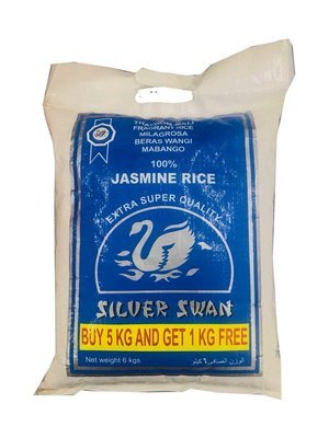 Silver Swan Jasmine Rice 5kg + 1 Free