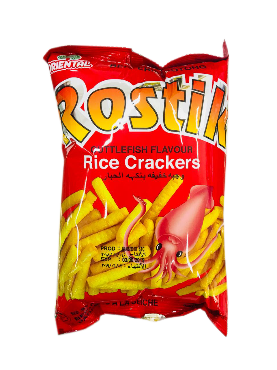 Oriental Rostik Cuttlefish Flavor Rice Crackers 60g