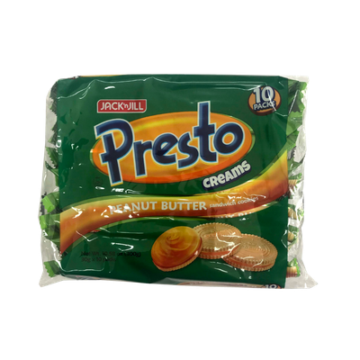 Jack n Jill Presto Creams Peanut Butter 30gx10