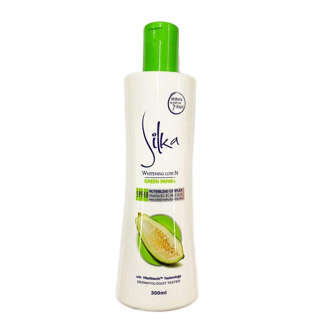 Silka Skin Whitening Green Papaya SPF10 300ml