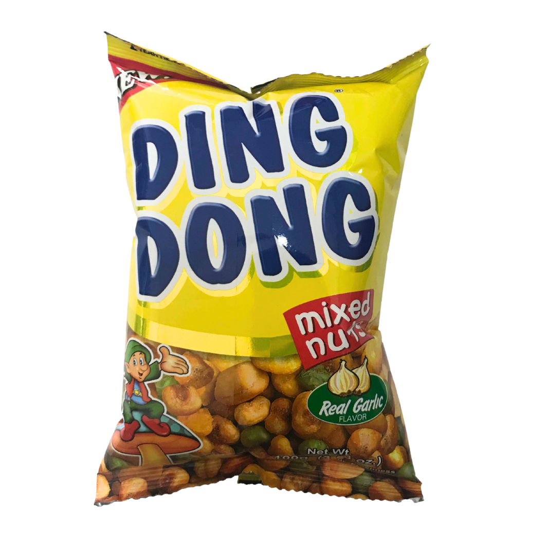 Ding Dong Mixed Nuts Real Garlic Flavor 100g