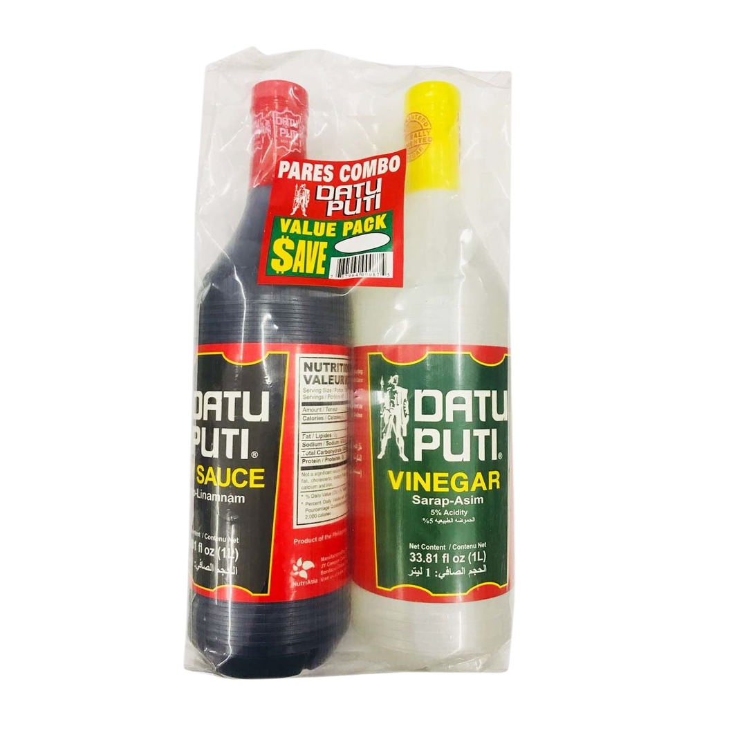 Datu Puti Soy Sauce &amp; Vinegar Value Pack