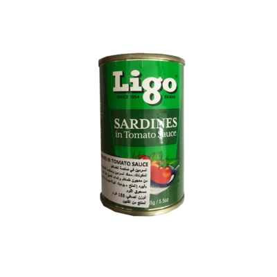 Ligo Sardines with Tomato Sauce (GREEN) 155G
