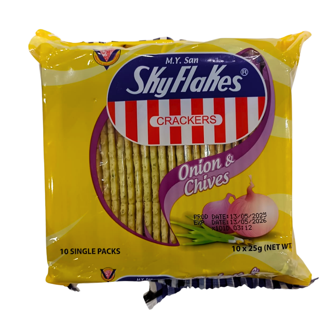 Skyflakes Onion Chives Flavor 250g (10-25g)