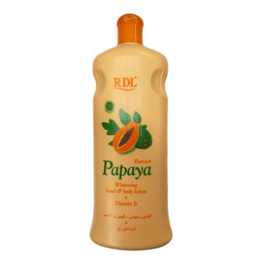 Rdl Extract Papaya Whitening Body Lotion 600ml