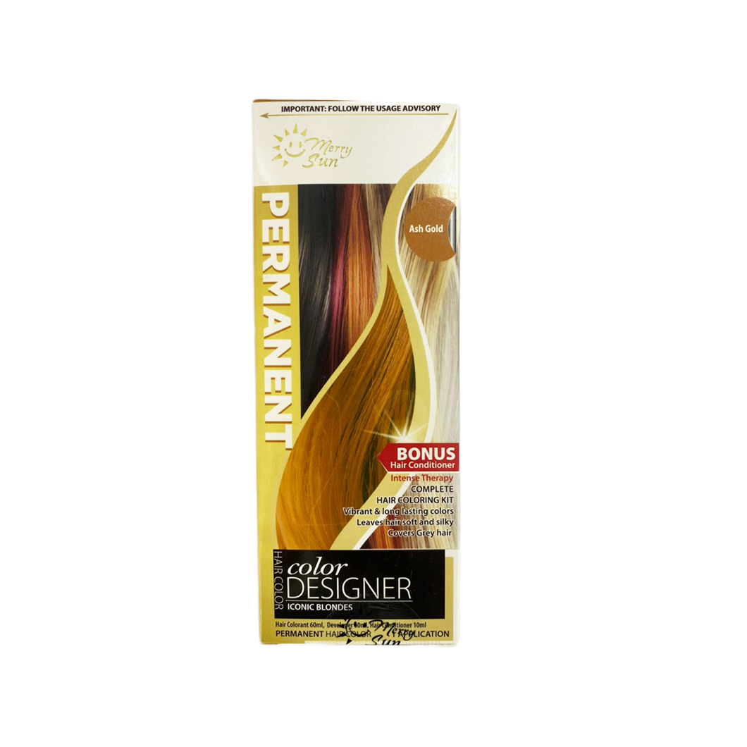 Merry Sun Permanent Hair Color Ash Gold