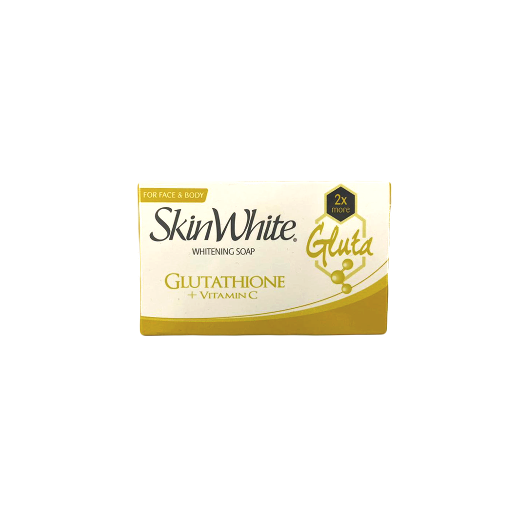 SkinWhite Whitening Soap Gluthathione + Vitamin C SPF20