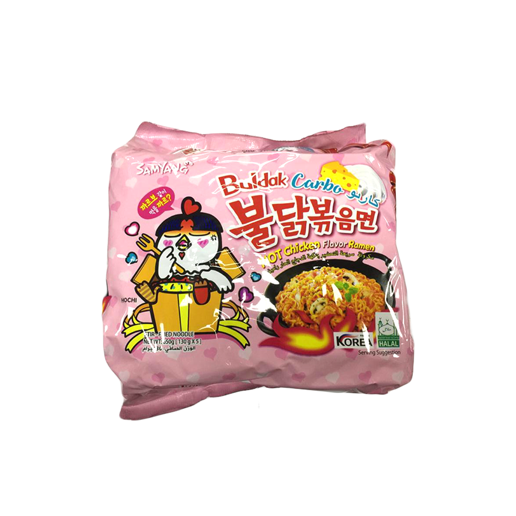 Samyang Buldak Hot Chicken Ramen  (5pc) (Pink)