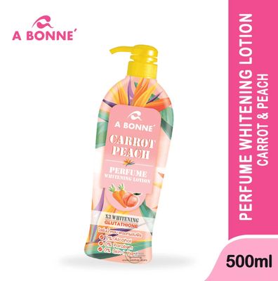A Bonne Perfume Whitening Lotion (Carrot Peach) 500ml