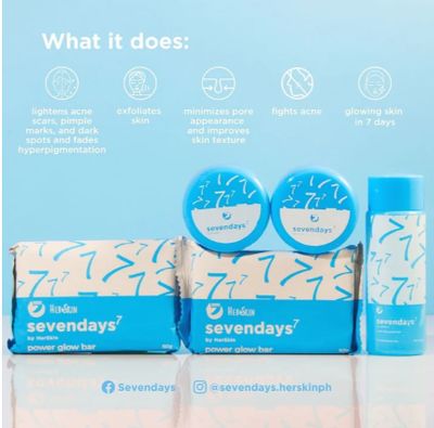 Her skin 7 Days - Blue Set
