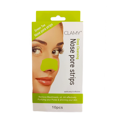 Clamy Nose Pore Strips 10pcs (Green Tea)