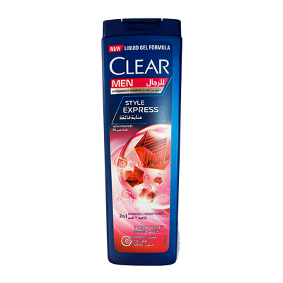Clear Men Style Express Anti Dandruff Shampoo 2 in 1 400ml