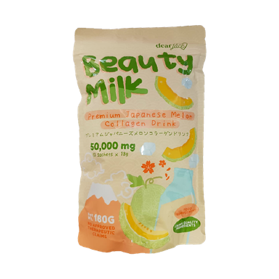 Dear Face Beauty Milk Japanese Melon Collagen Drink 180g