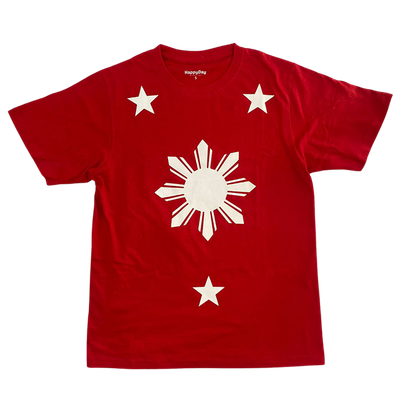 Tshirt - 3 stars and a sun (Red MEDIUM)