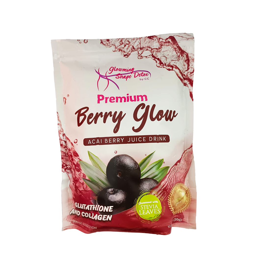 Glowming Shape Detox  Berry Glow Acai Berry Juice Drink 10x20g