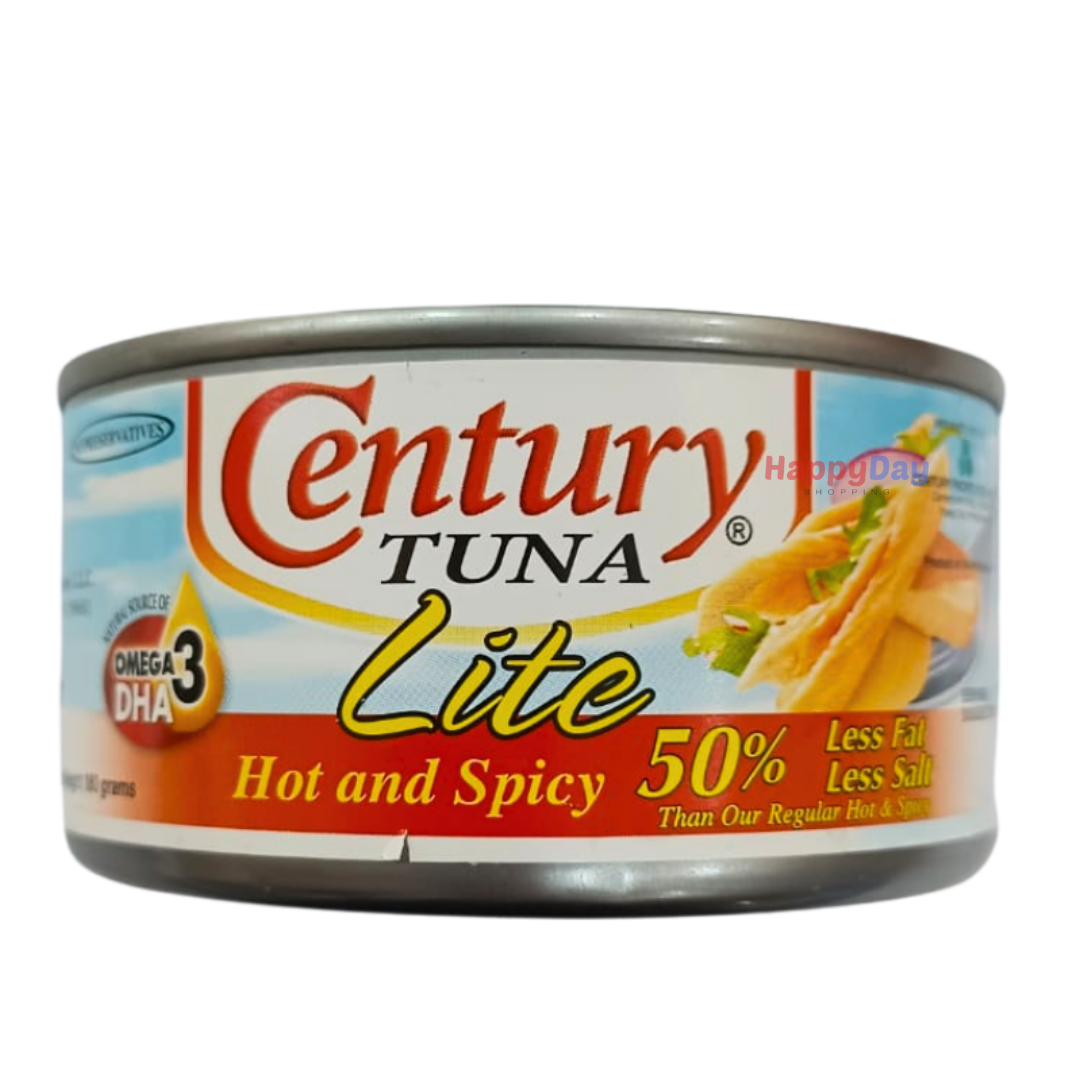 Century Tuna Lite Lite (Hot &amp; Spicy) 50% 180g
